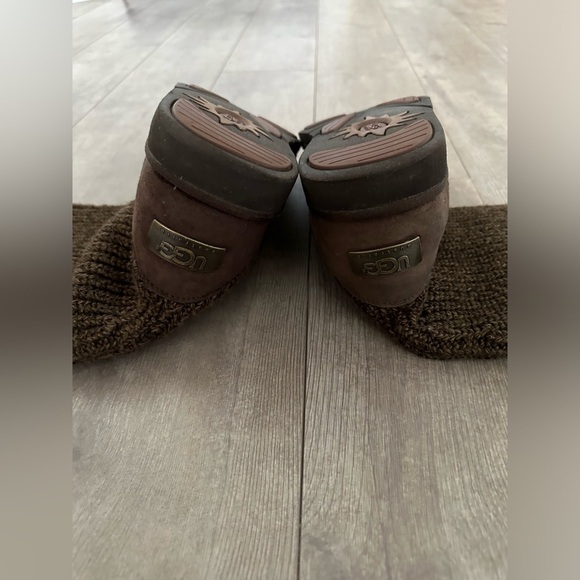 UGG Suburb Crochet Knit Slouch Suede Boots women’s size 8 - Picture 8 of 16